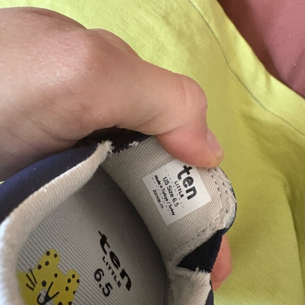 Kids Navy Slip-On Shoes - Picture 5 of 5